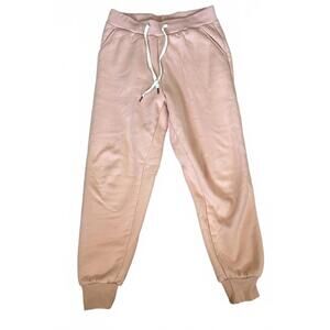 Women's Pink Casual Jogger Pants with Drawstring Waist with Cozy lining Size M